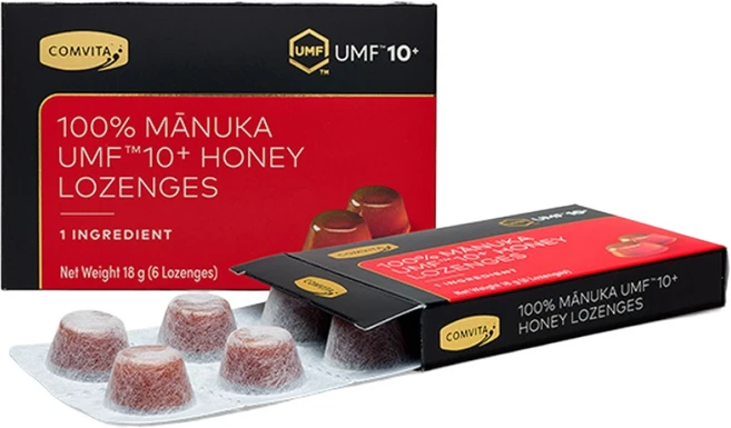 [본사정품] 콤비타 UMF10+ 마누카허니 퓨어 로젠지 100% 마누카 꿀캔디, 1박스 - 쿠팡