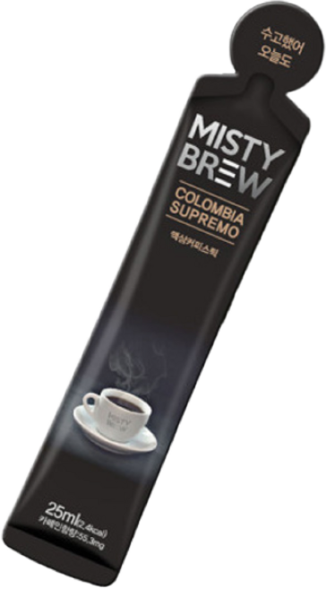 미스티브루 더치커피원액 액상스틱 25ml 벌크팩 아메리카노 파우치커피, 1개입, 1개