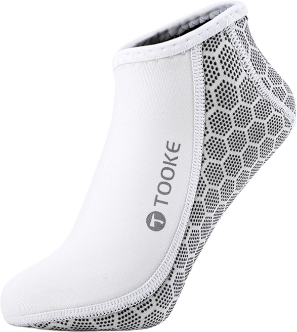 투케 3mm 핀삭스 오리발 슈즈 다이빙 수영 양말 네오프렌 프리다이빙 스쿠버다이빙 서핑, 화이트, 280