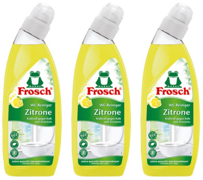 독일 프로쉬 변기세정제 750ml_레몬3개, 750ml, 3개