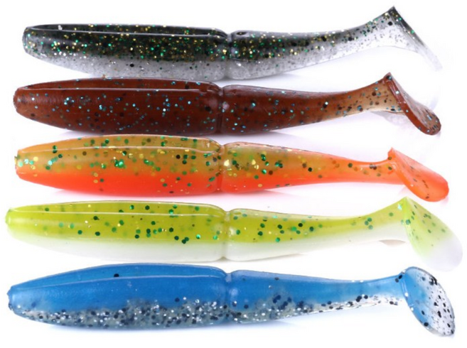 행운을파는낚시 사와 쉐드웜(4인치) 버징웜 소프트베이트 새드웜 사와무라 루어 배스낚시, 05. 블루, 5개, 9.7g