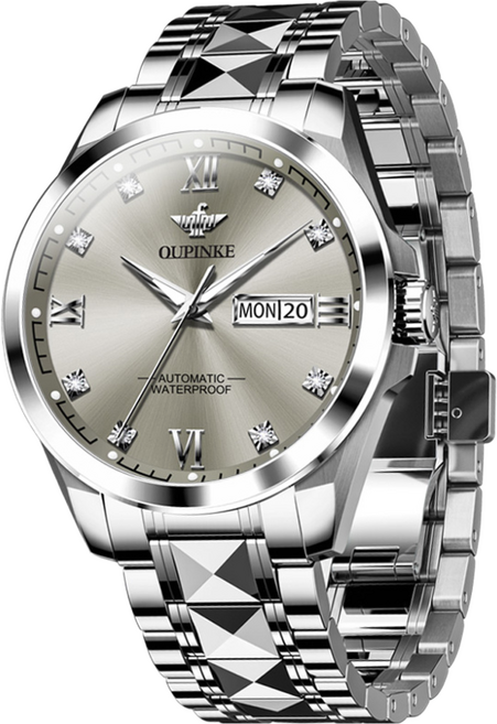 OUPINKE 남성 명품시계 프리미엄 패션 손목시계 방수 캘린더 3262