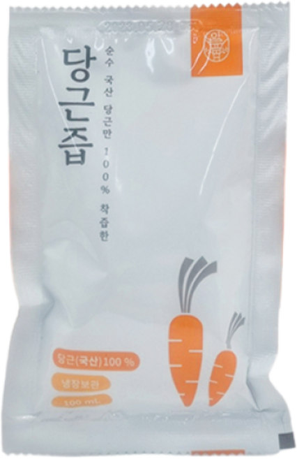 일품자연 당근즙 100ml x 30포 당근효능 착즙, 30개