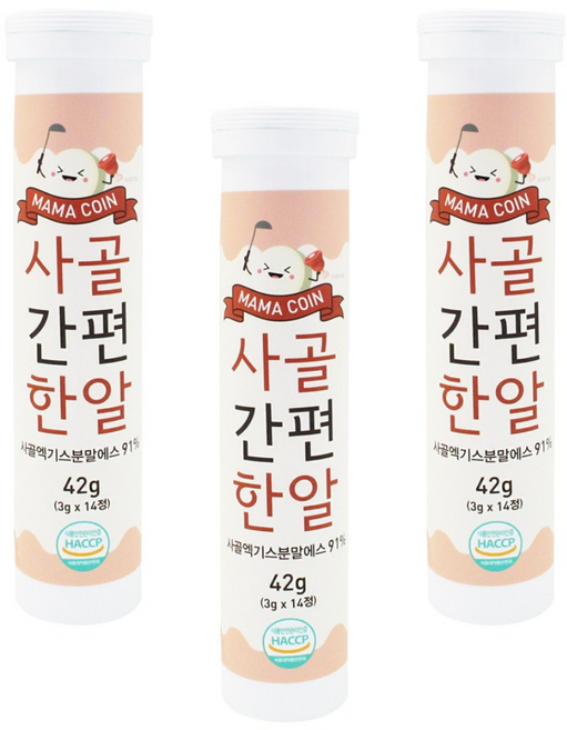 마마코인 사골간편한알 코인육수 (3gx14정), 3개, 42g
