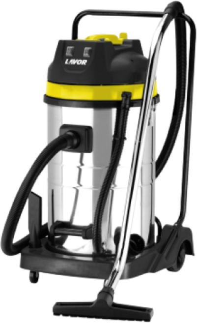 LAVOR 라보 THOR380IF 3모터 업소용 건습식 진공청소기 공장 세차장 바닥 청소, 실버