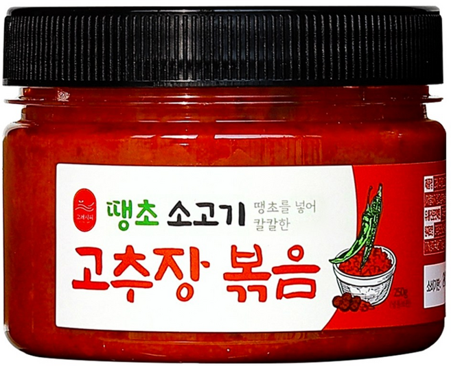 고레시피 땡초 소고기 볶음 고추장, 3개, 250g