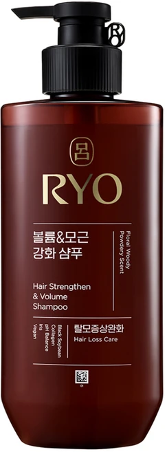 려 흑운 볼륨 모근강화 탈모증상완화 샴푸 우디향, 480ml, 1개 - 쿠팡