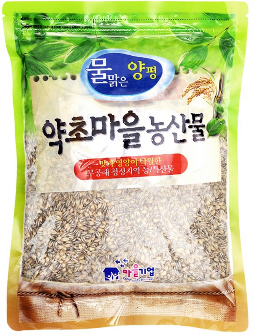 증안리약초마을 토종 햇 흑보리 쫀득한 블랙푸드 검정보리 2025년산, 1개, 600g