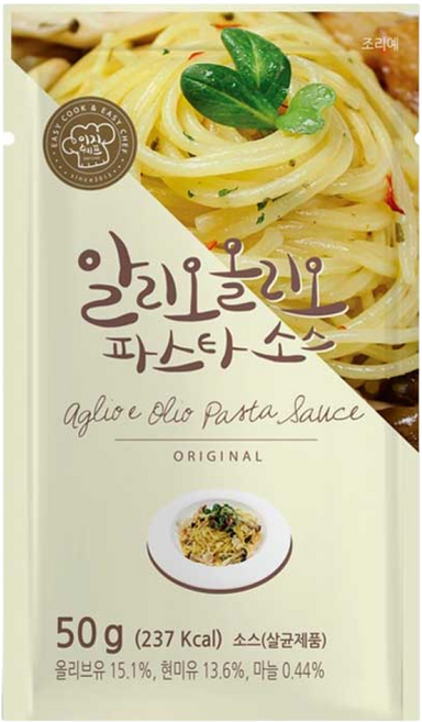 이지쉐프 알리오올리오 파스타소스, 500g, 3개