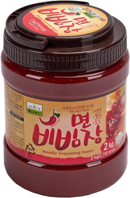 칠갑농산 면 비빔장 2kg 대용량 만능비빔장 X 6개 BOX