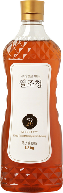 성수 우리쌀로 만든 쌀조청 쌀엿, 1.2kg, 1개