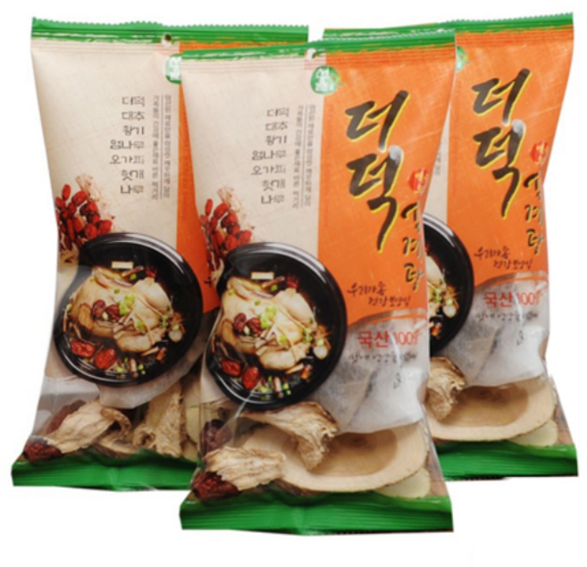 선율 더덕삼계탕 백숙재료, 3개, 100g