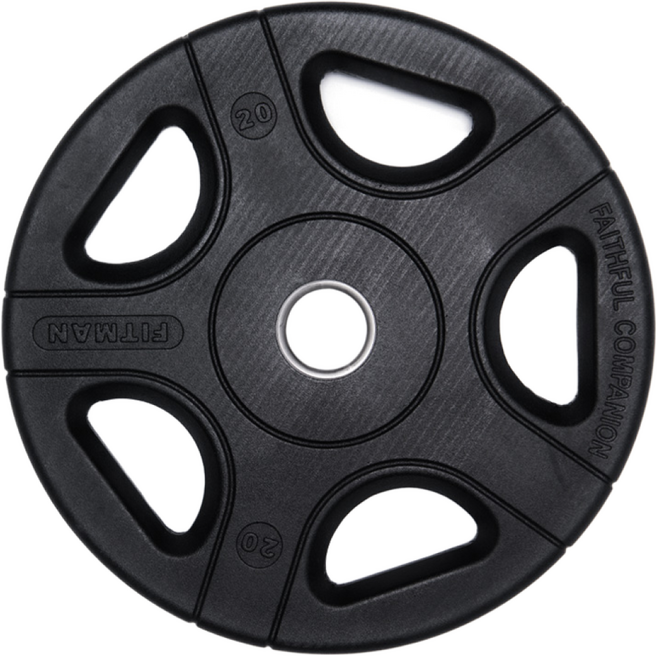 피트맨 중량원판 5홀 낱개 판매 [동화스포츠 공식제품], 블랙, 1개, 20kg