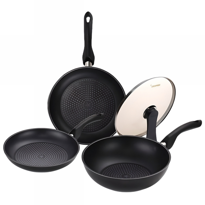 해피콜 매시브 다이아몬드 IH 프라이팬 4종세트, 1개