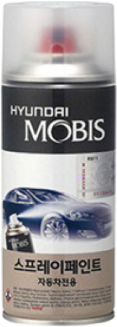 순정품 현대 트라고 엑시언트 YAW 크리미화이트 스프레이 자동차 차량용 도색 카페인트, 1개