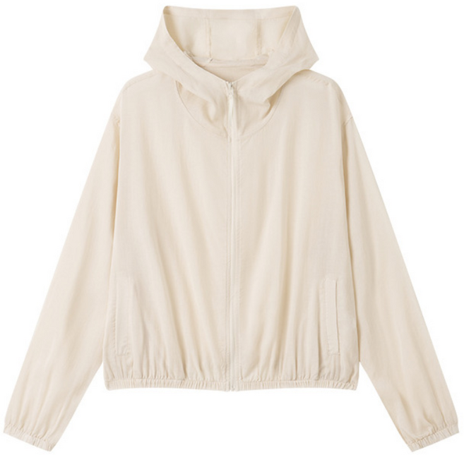 스토리원 WM-FWOT047 여성 텐셀 린넨 후드 집업 점퍼