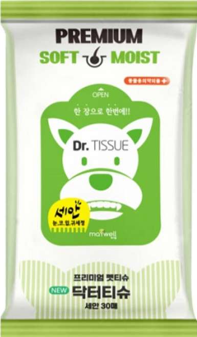 메이웰 세안&치아 티슈, 1개, 30개입