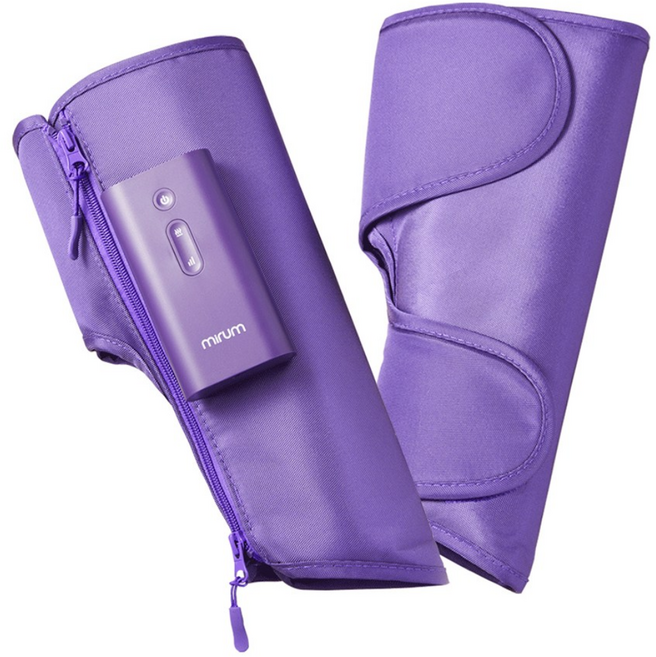 미룸 슬림케어 라이트 무선 종아리 마사지기 지퍼형 공기압 온열 다리 안마기 좌우 1set, MAX-005