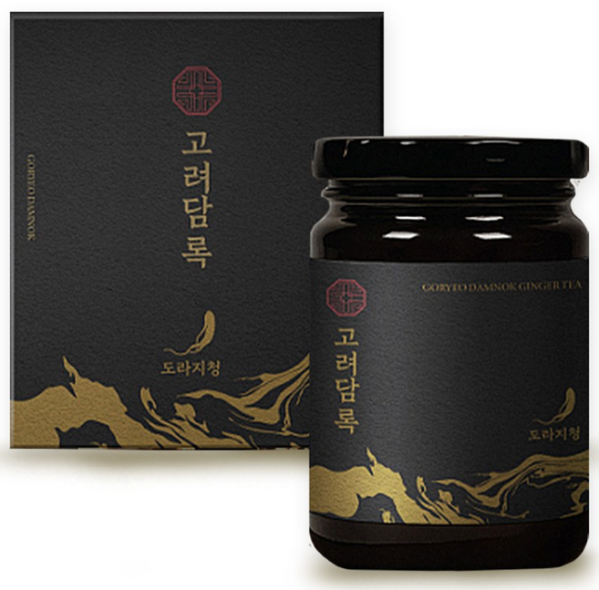 고려담록 국산 배 약도라지청 흑도라지 진액, 3개, 550g