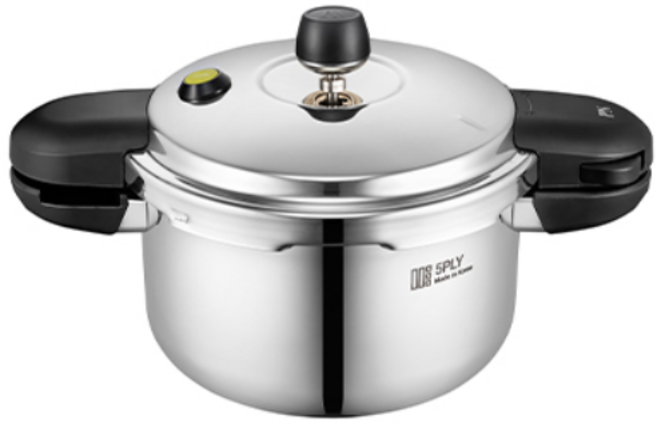 [PN풍년] 하이클래드 뉴파이브 IH 통5중 스테인리스 압력솥 2.5L 4인용, 혼합색상, 1개