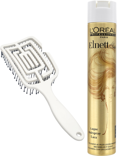 로레알 에르네뜨 스프레이 500ml (볼륨업 브러쉬 색상랜덤 증정) 마무리용 샤땡스프레이, 1개