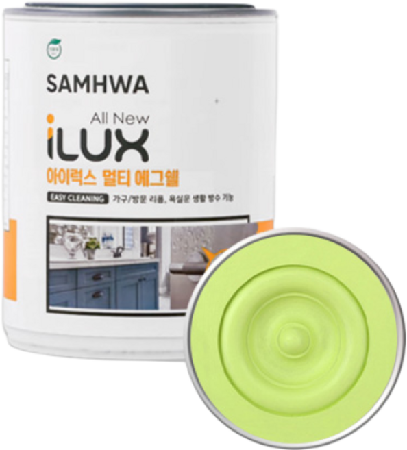 아이럭스 멀티 에그쉘 200컬러 1L 가구 방문 페인트, 139.스프링그린, 1개