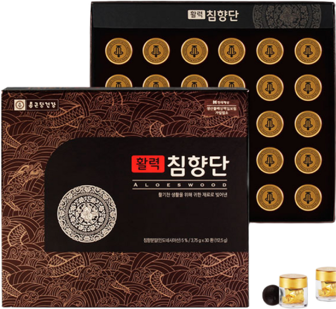 종근당건강 활력 침향단 30p, 3.75g, 30개