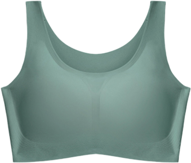 [길복트레이드 주식회사](3 컬러)노와이어 심리스브라 프리사이즈 녹색 블랙 피부색 편한 브라 여성 무봉제 수면 브래지어 스포츠 브라탑 심리스 베이직 러닝형 패드일체형 브라렛 여성용
