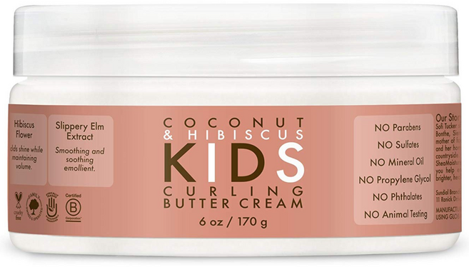 시어모이스처 코코넛 & 히비스커스 키즈 컬링 버터 크림, 170g, 1개