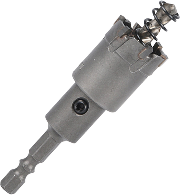 공구라면 (09RM) 철판 강판 스텐 천공 육각 초경 홀쏘 홀커터 12 ~50 MM, 1개