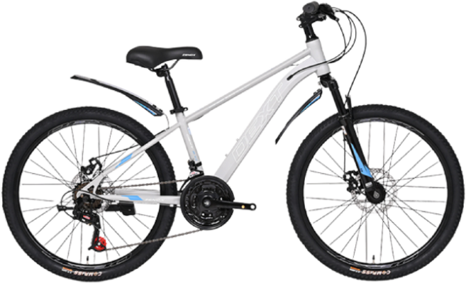 2025 케이투바이크 MTB 자전거 레이브2.1D 24인치 초등학생 원터치 21단 디스크브레이크, 1개, 156cm, 매트그레이