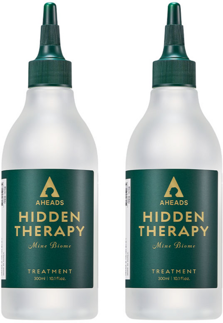 어헤즈 히든테라피 트리트먼트 2개세트 300ml+300ml (유통기한 : 26년 8월 23일까지), 300ml