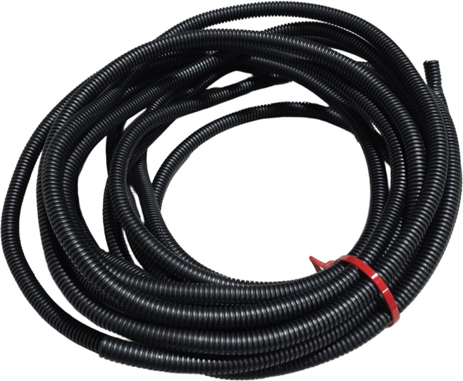 CR튜브 직경 11mm 콜게이트 후렉시블 배갈이 전선관 자동차배선 전자기기 전선보호 10M 절단판매, 1개