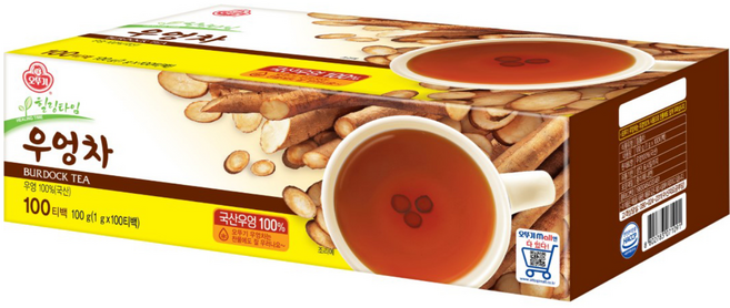 오뚜기 우엉차, 100개입, 1개, 1g