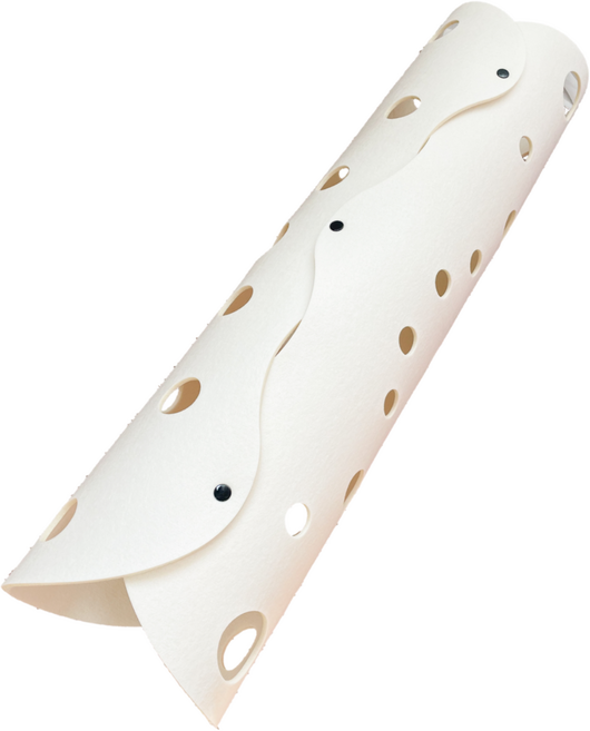 캣튜디오 고양이터널 숨숨집 캣터널 펠트 치즈 터널 대형(XL), 1개, 올화이트, XL