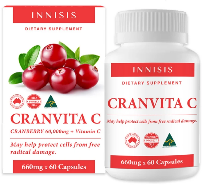 이니시스 호주 크랜비타C 60캡슐 크랜베리 60 000mg, 1개, 60정 - 쿠팡