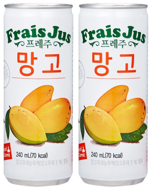 일화-프레주망고240ml(30캔) x2, 240ml, 60개