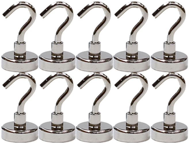 엔에스티 네오디움 강력 고리자석, 10개, 25mm