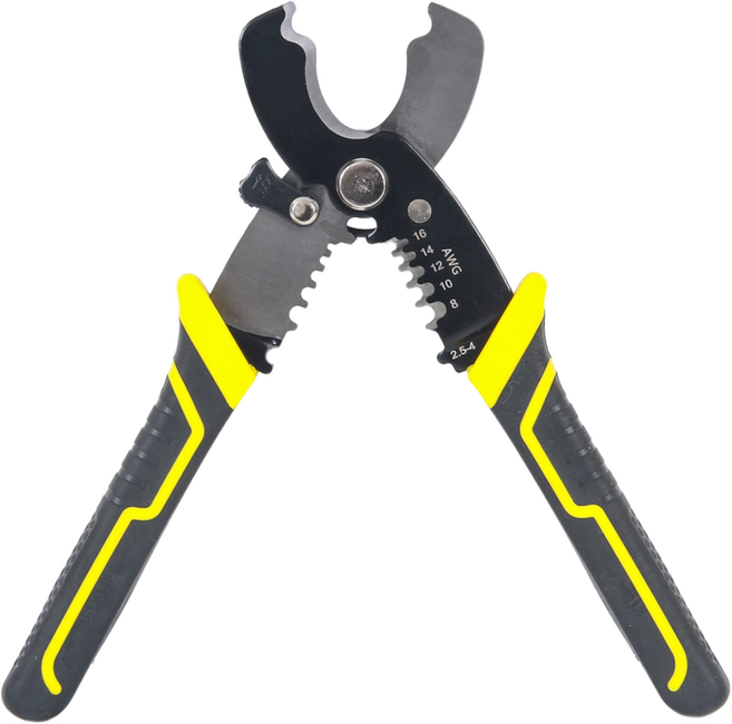 GRERNER 다기능 와이어 스트리퍼 다목적 가위 전선 피복 제거기, 1개