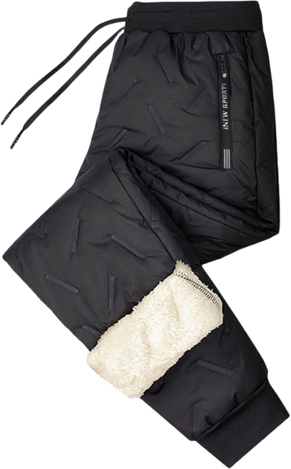 코디코치 남성 캐주얼 패딩 바지 겨울 방한 밴딩 기모 팬츠