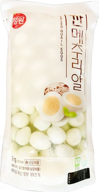 나씨네 (특가 판매) 농장사육 신선직발 HACCP 인증 깐 메추리알, 100개, 10g