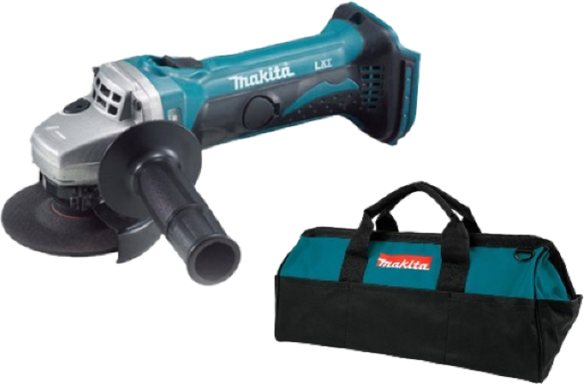 DGA402Z+831303-9 (정품) 마끼다18V충전그라인더+마끼다툴백 배터리X충전기X, 1개