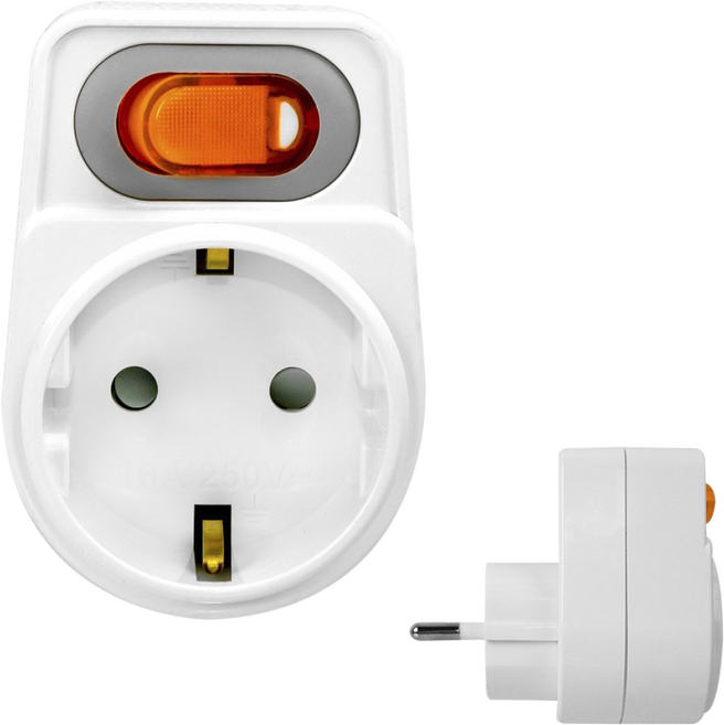 픽스산업 1구L자형 멀티탭, 화이트, 1개, 0cm