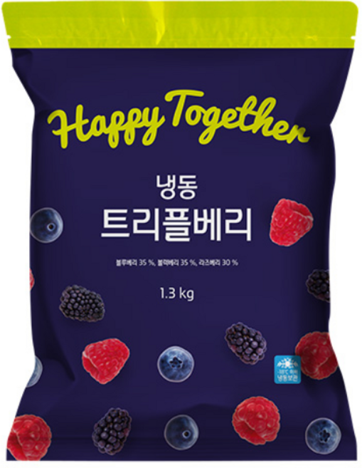 [생활앤] 냉동 트리플베리 1.3kg, 3개