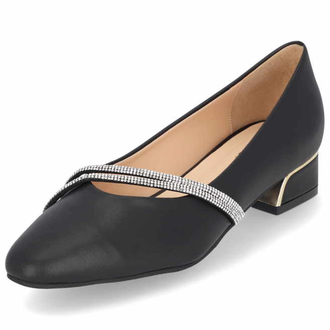 (23SS)엘칸토 마쯔 여성 글리터 스트랩 펌프스 3cm LCWD18M313