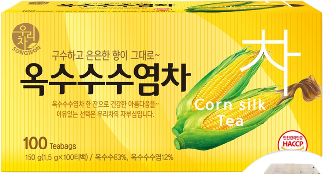 우리차 옥수수수염차 100T x 3개, 1.5g, 100개입