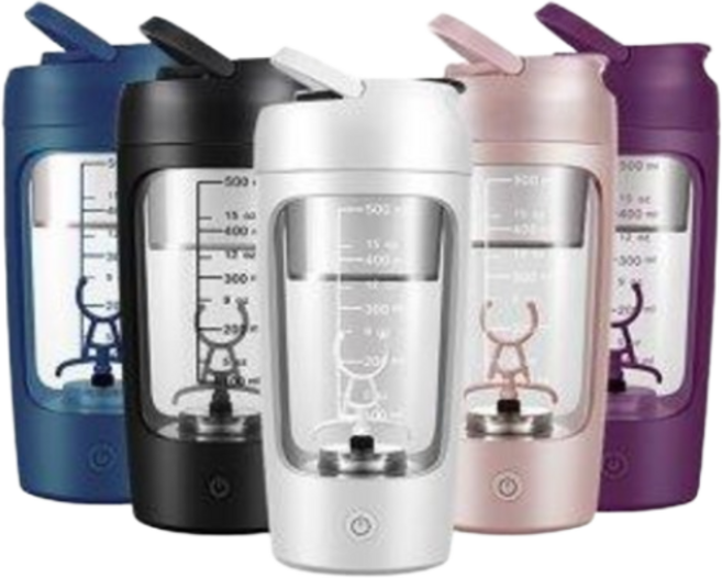 엔젤가드 쉐이커 텀블러 쉐이크 통 보틀 자동 쉐이킹 650ml, 퍼플, 1개