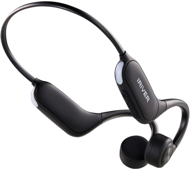 아이리버 무선 골전도 블루투스 이어폰, Eiger X7, BLACK