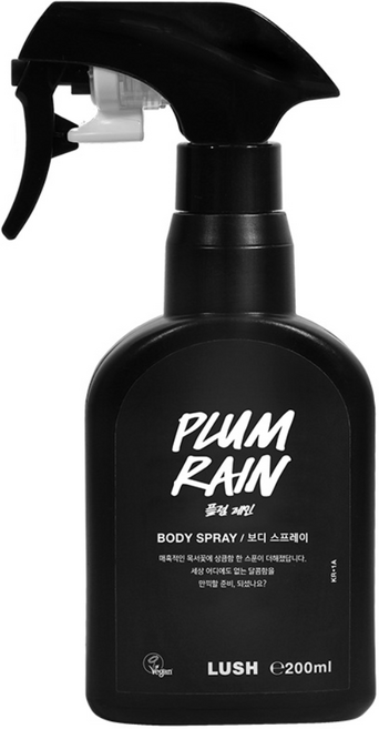 러쉬 플럼 레인 보디 스프레이, 200ml, 1개