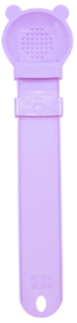 강아지 고양이 노즈워크 습식 스틱간식 짜요 스푼, 보라, 1개